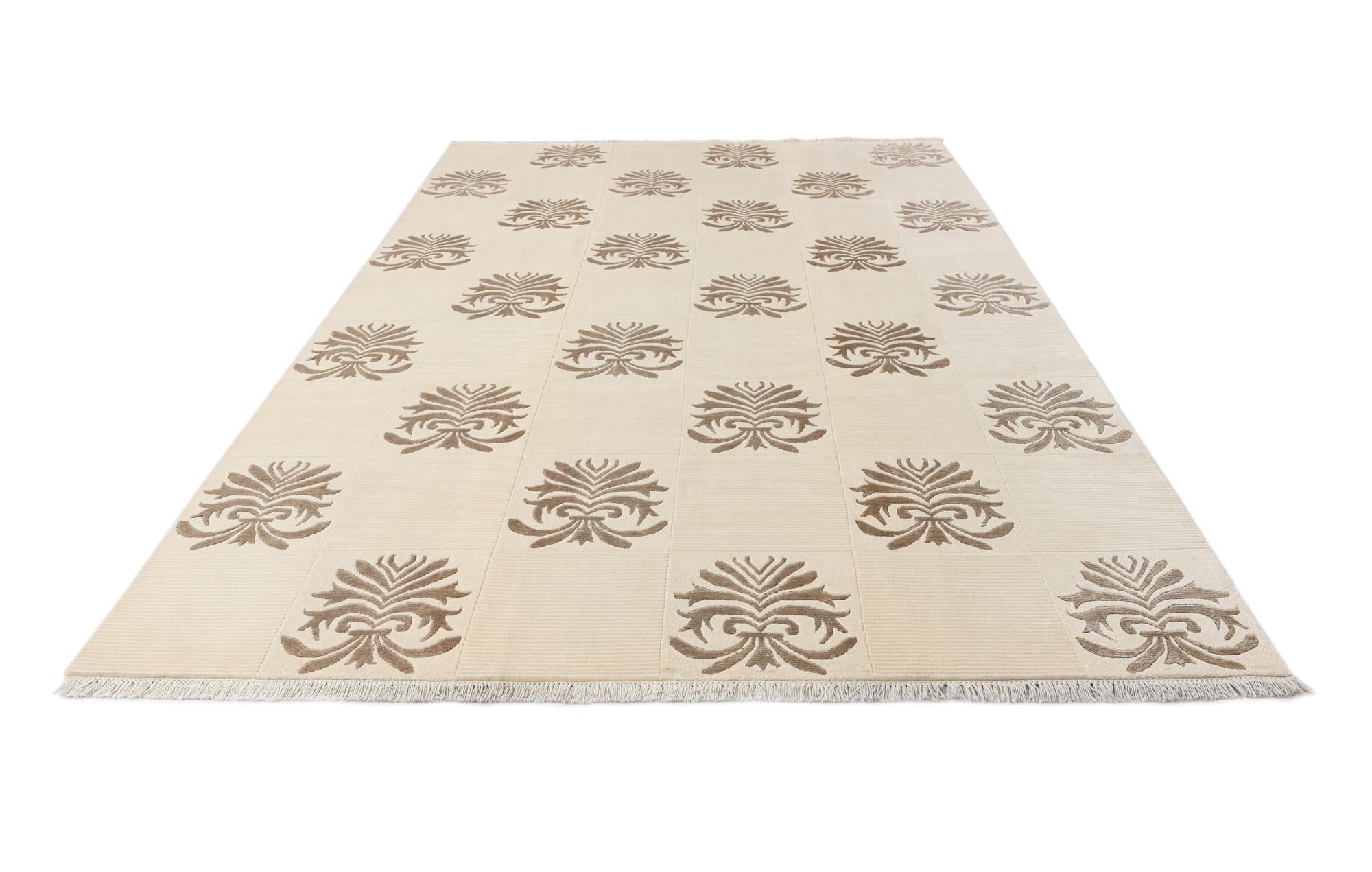 6' 7 x 9' 11 Hand Knotted Darya Wool Rug