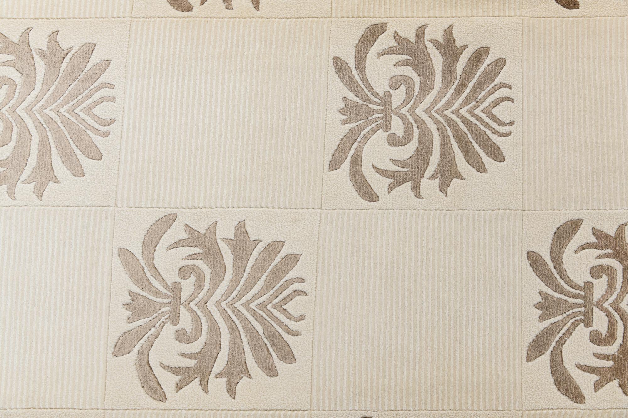 6' 7 x 9' 11 Hand Knotted Darya Wool Rug
