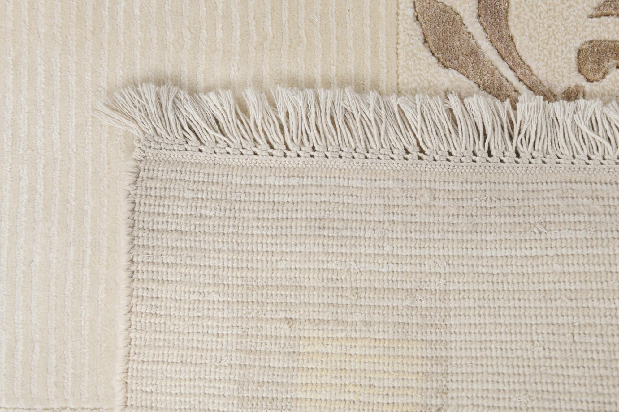 6' 7 x 9' 11 Hand Knotted Darya Wool Rug