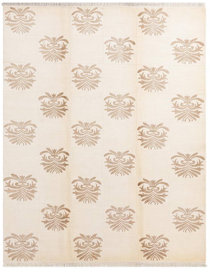 Detail image of 6' 7 x 9' 11 Hand Knotted Darya Wool Rug
