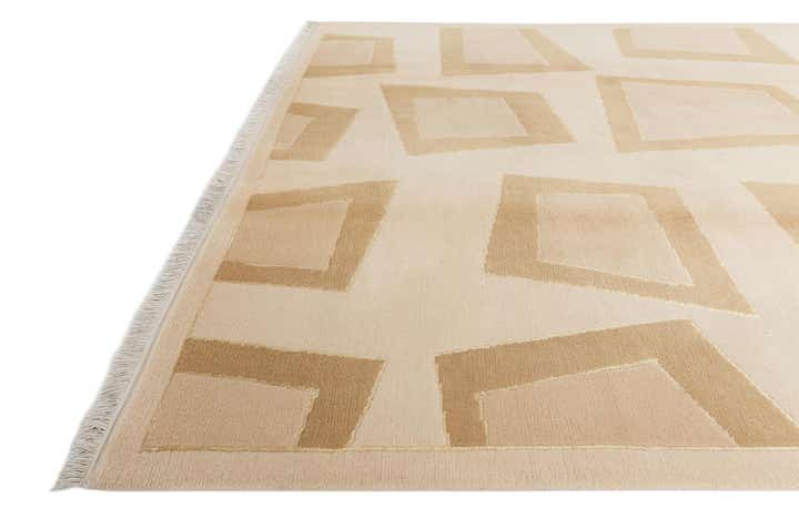 6' 8 x 9' 11 Hand Knotted Darya Wool Rug