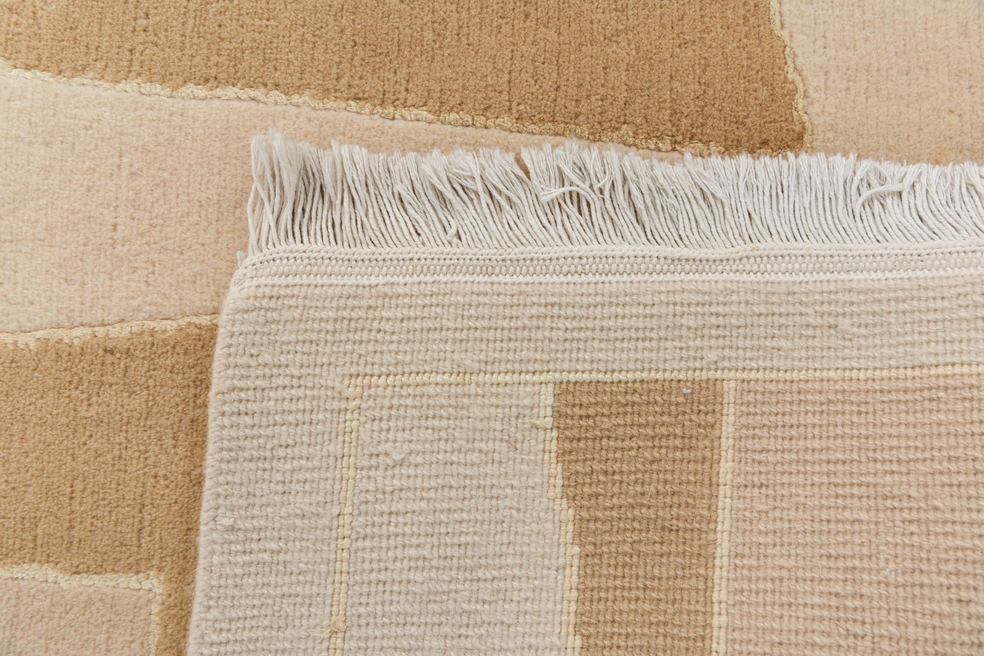 6' 8 x 9' 11 Hand Knotted Darya Wool Rug