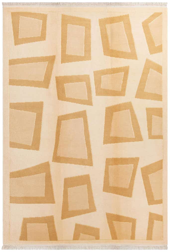 6' 8 x 9' 11 Hand Knotted Darya Wool Rug