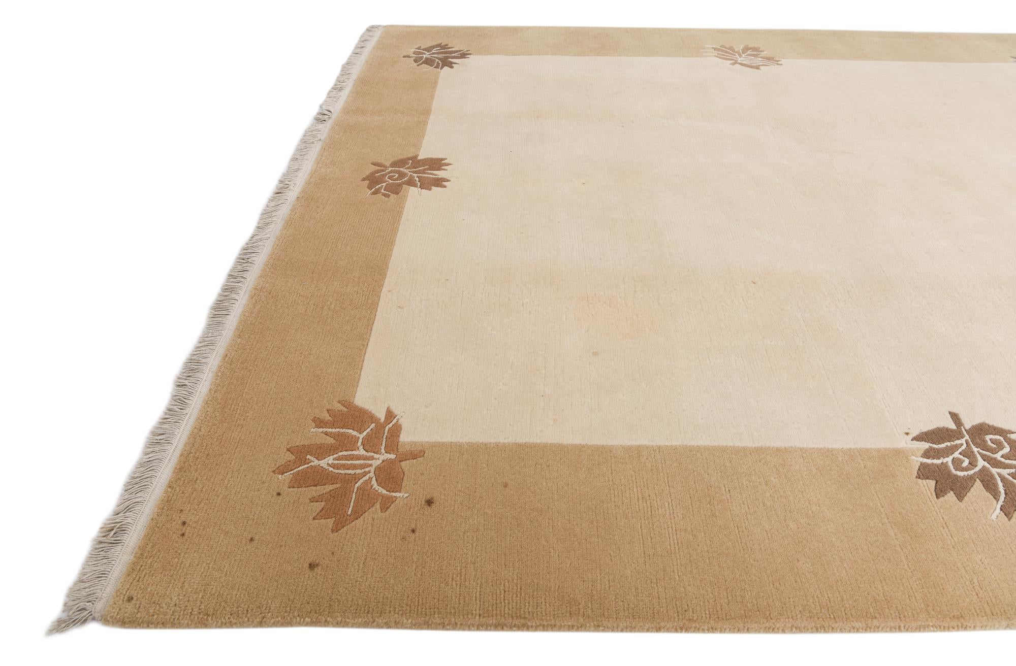 6' 6 x 10' Hand Knotted Darya Wool Rug