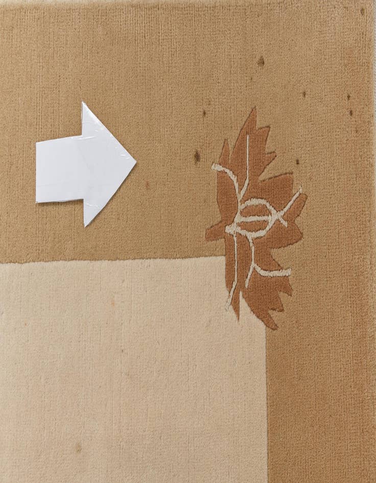 Detail image of 6' 6 x 10'  Hand Knotted Darya Wool Rug