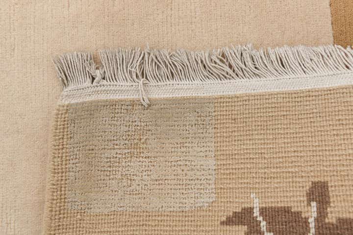 6' 6 x 10' Hand Knotted Darya Wool Rug