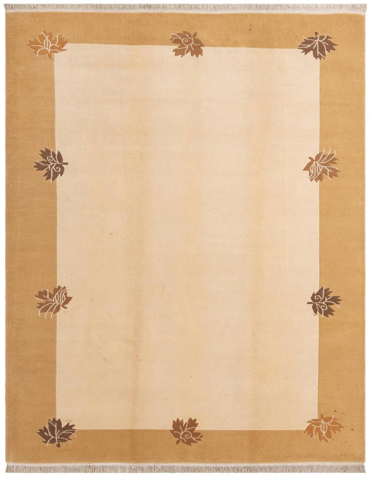 Detail image of 6' 6 x 10' Hand Knotted Darya Wool Rug