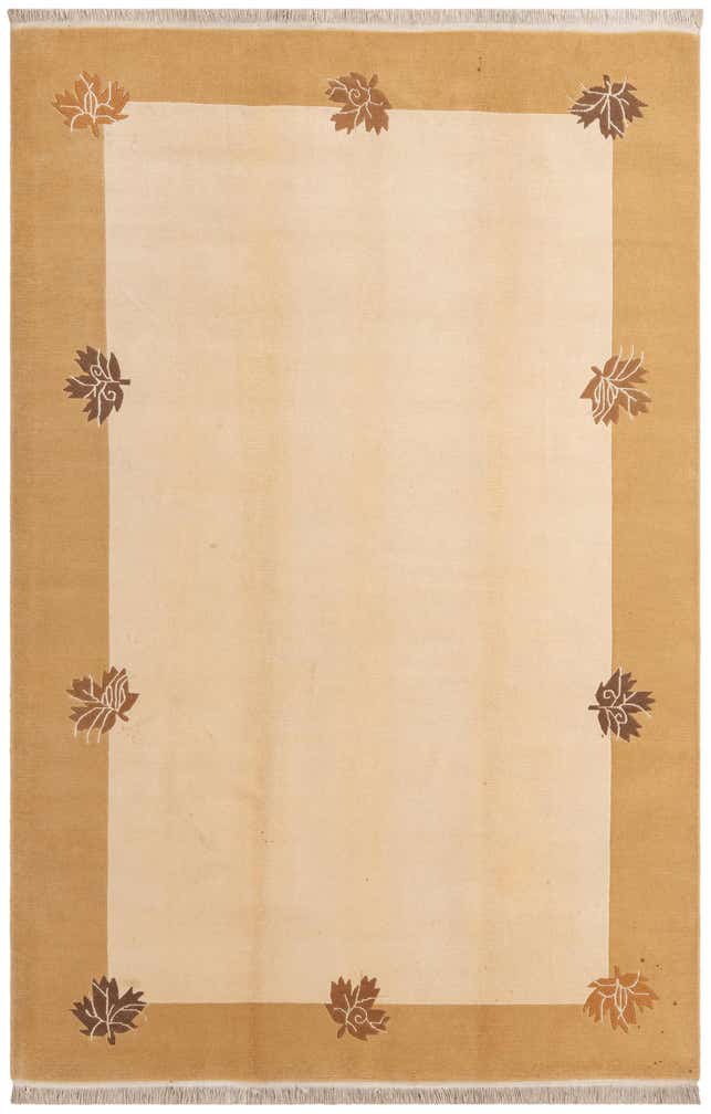 6' 6 x 10' Hand Knotted Darya Wool Rug
