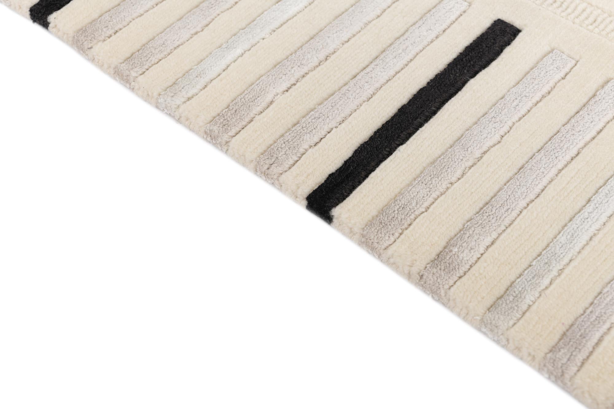 6' 7 x 9' 7 Hand Knotted Darya Wool Rug