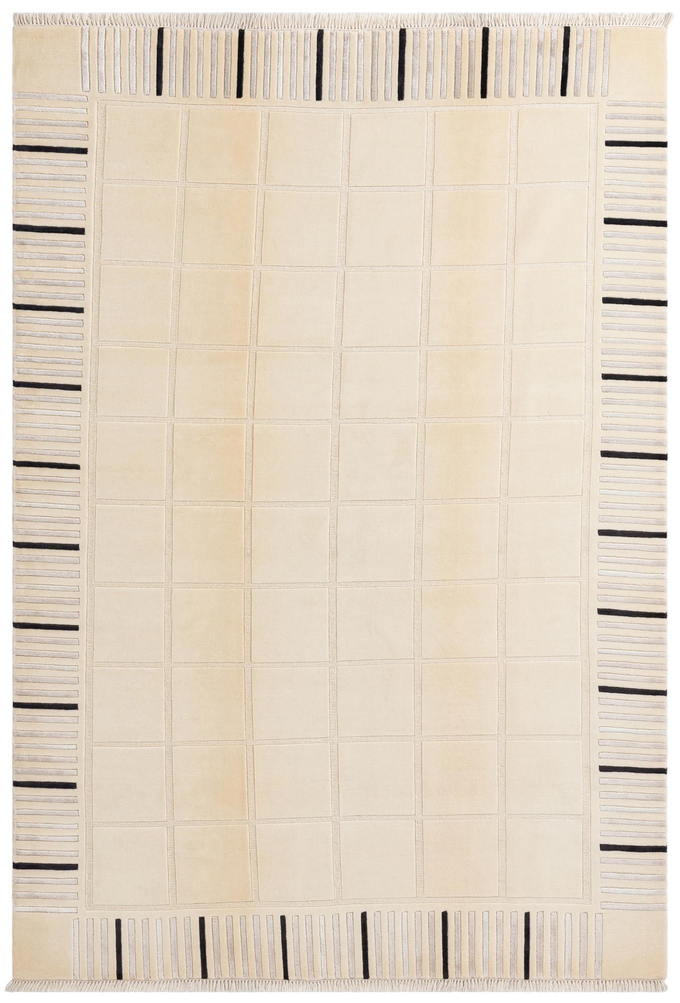 6' 7 x 9' 7 Hand Knotted Darya Wool Rug