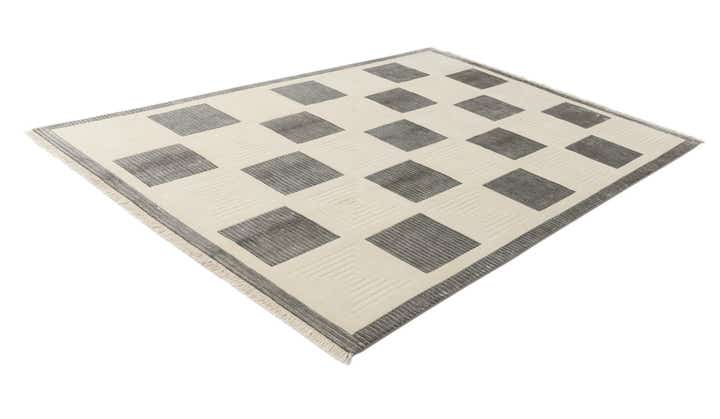 6' 6 x 9' 7 Hand Knotted Darya Wool Rug