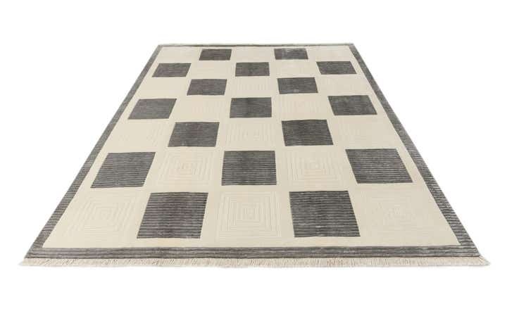 6' 6 x 9' 7 Hand Knotted Darya Wool Rug