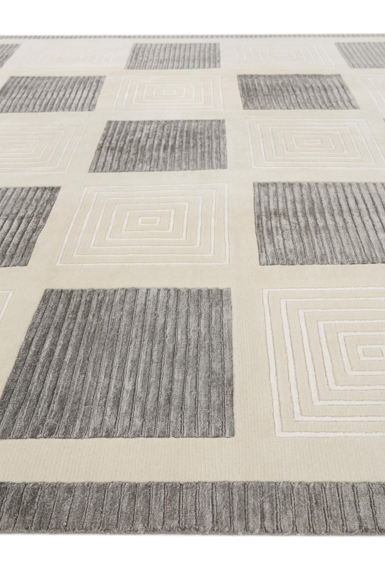 6' 6 x 9' 7 Hand Knotted Darya Wool Rug
