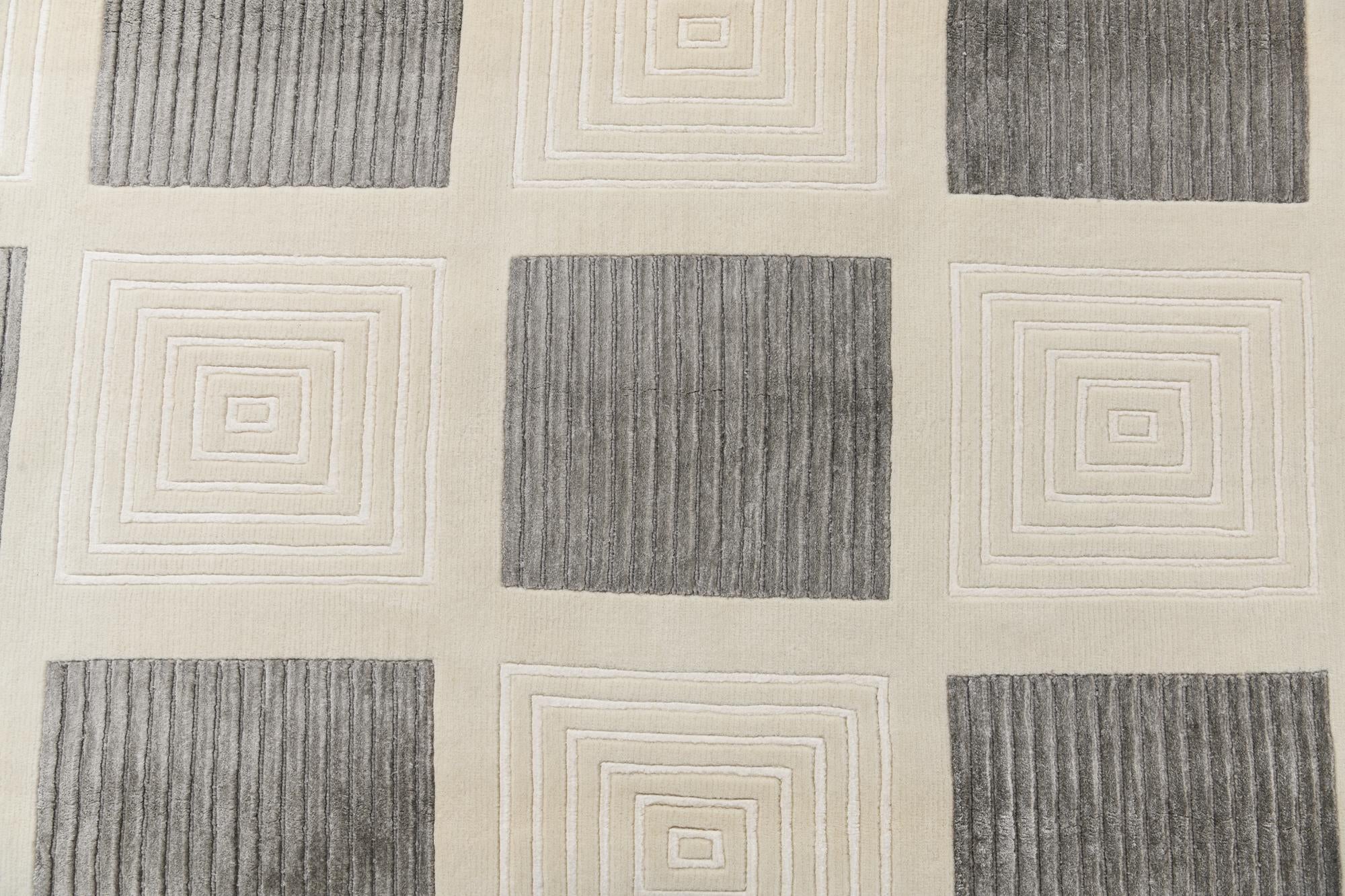 6' 6 x 9' 7 Hand Knotted Darya Wool Rug