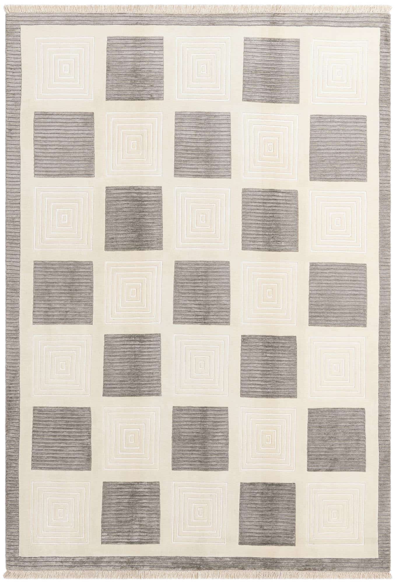 6' 6 x 9' 7 Hand Knotted Darya Wool Rug