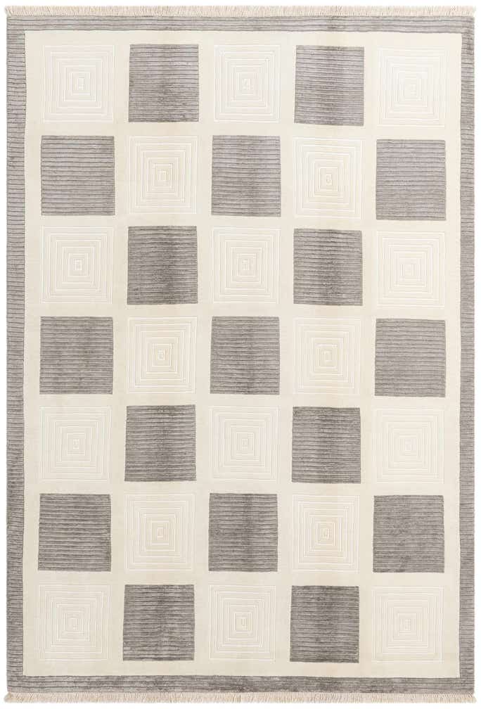6' 6 x 9' 7 Hand Knotted Darya Wool Rug
