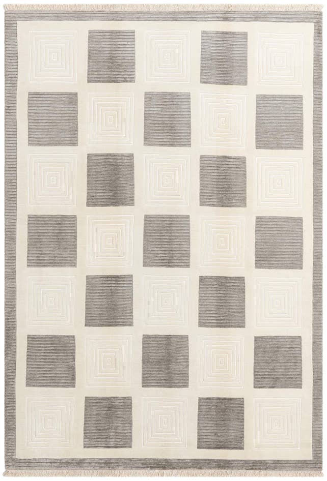 Detail image of 6' 6 x 9' 7 Hand Knotted Darya Wool Rug