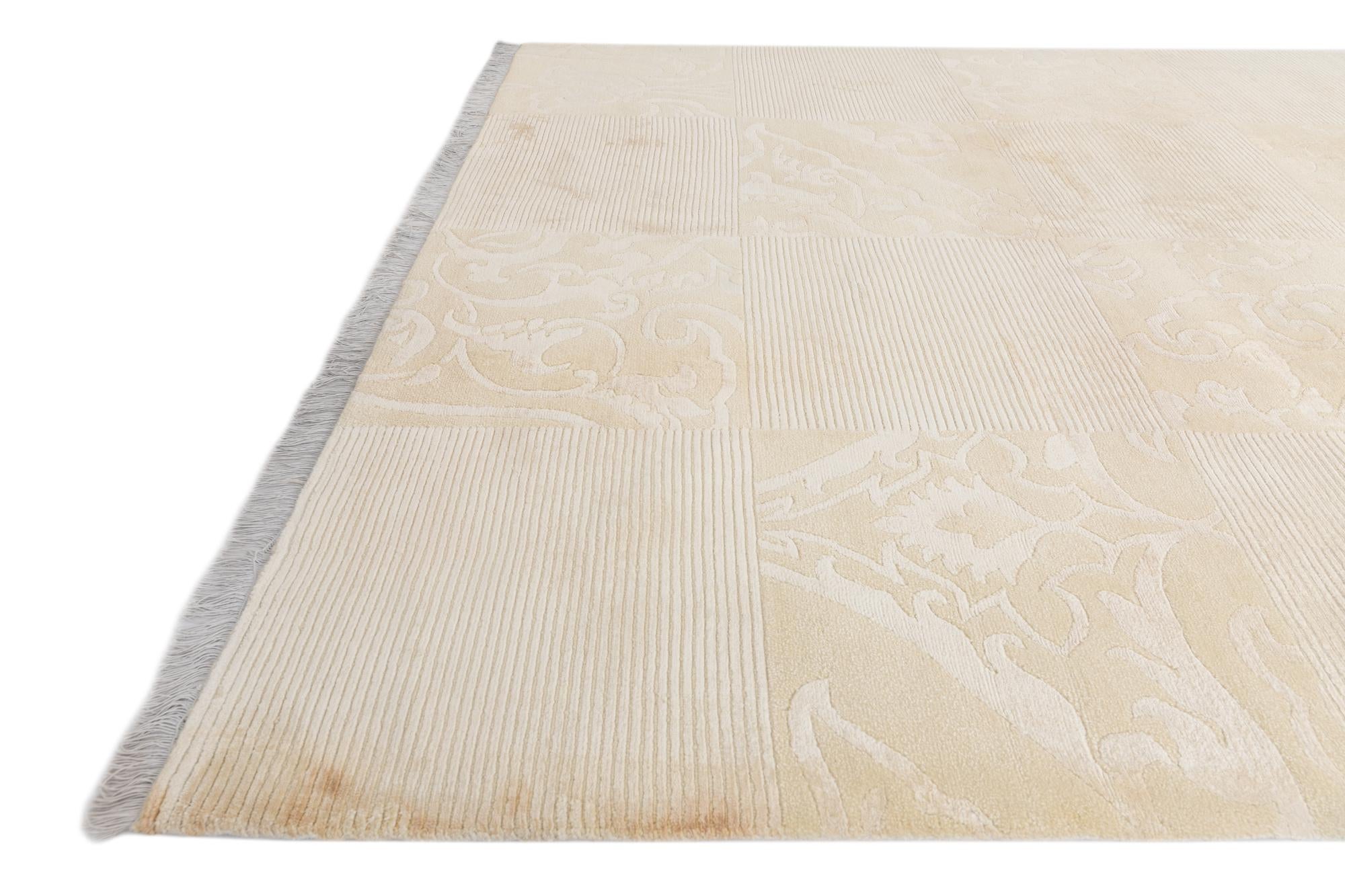 6' 9 x 10' 1 Hand Knotted Darya Wool Rug