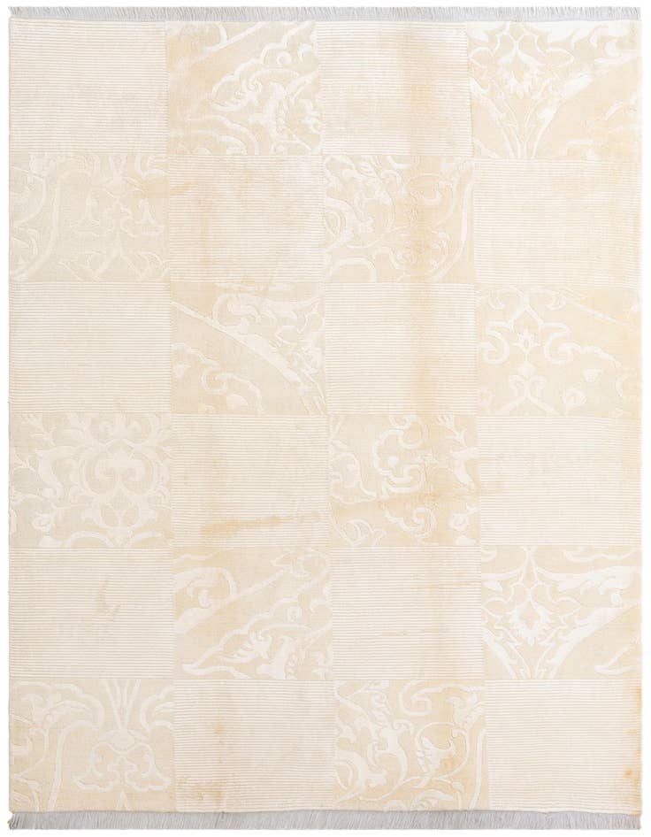 Detail image of 6' 9 x 10' 1 Hand Knotted Darya Wool Rug