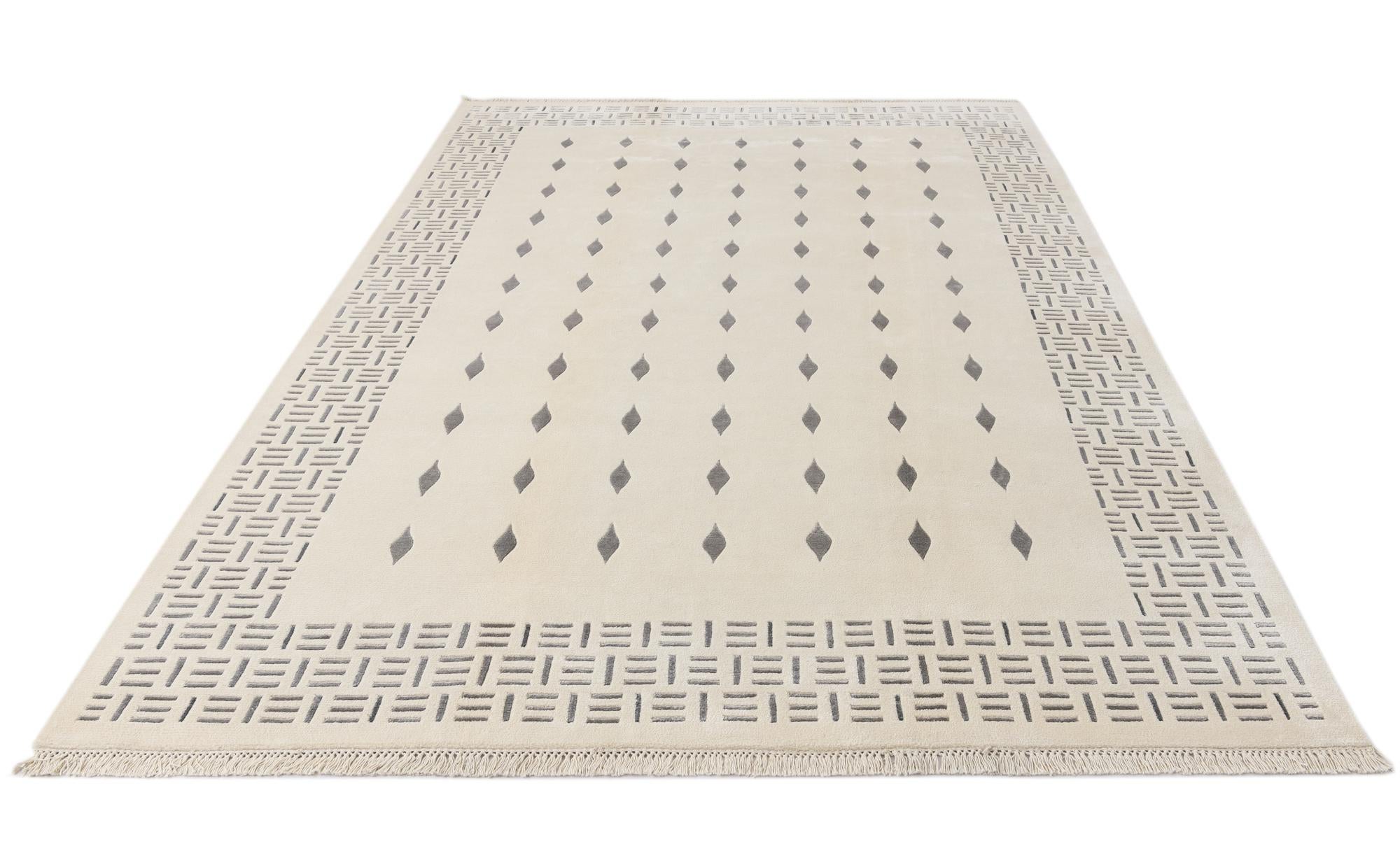 6' 8 x 9' 10 Hand Knotted Darya Wool Rug
