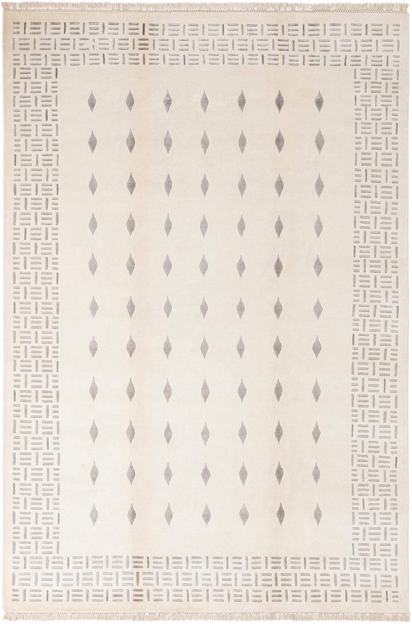 6' 8 x 9' 10 Hand Knotted Darya Wool Rug
