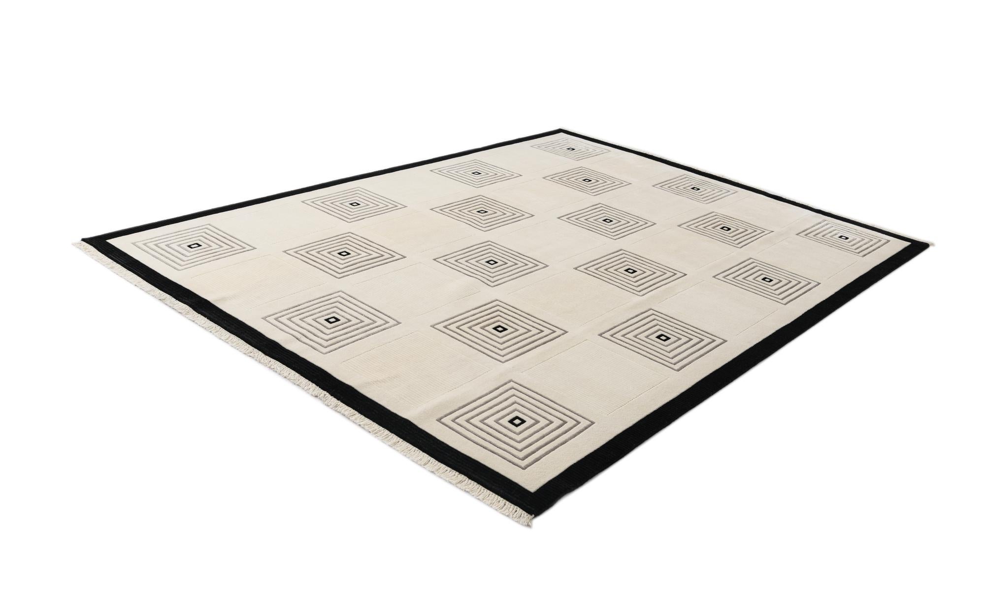 6' 10 x 9' 9 Hand Knotted Darya Wool Rug