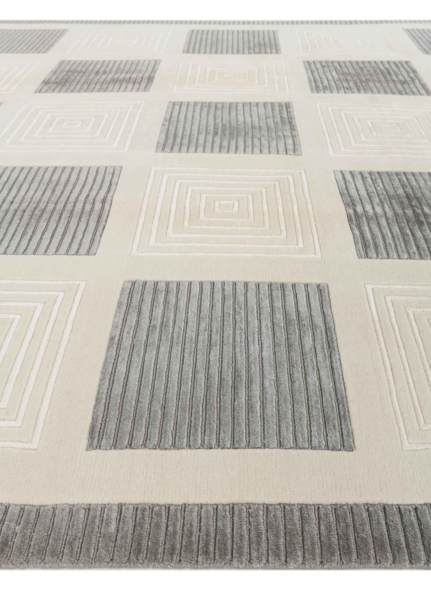 6' 7 x 9' 10 Hand Knotted Darya Wool Rug