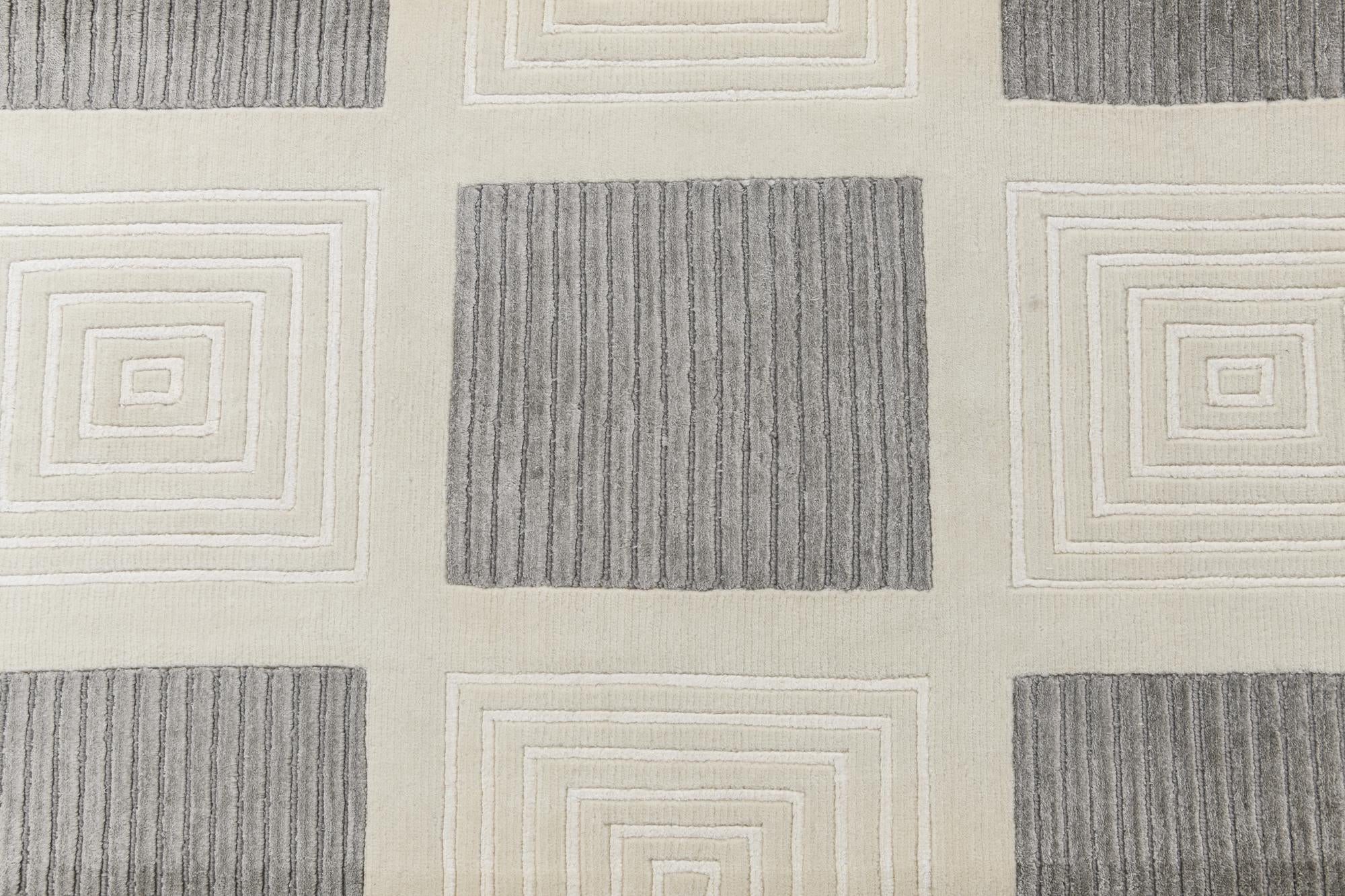 6' 7 x 9' 9 Hand Knotted Darya Wool Rug
