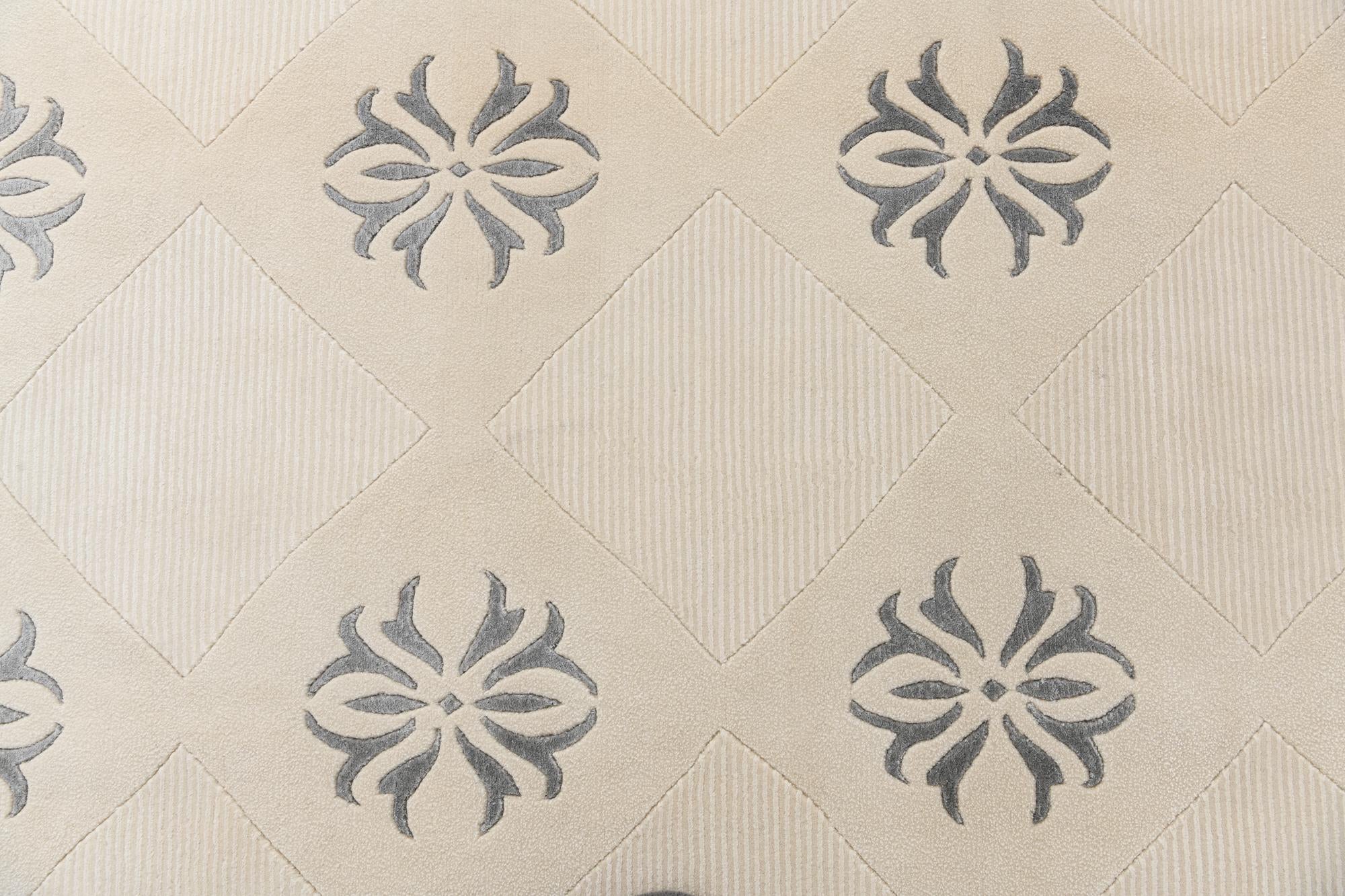 6' 7 x 9' 10 Hand Knotted Darya Wool Rug