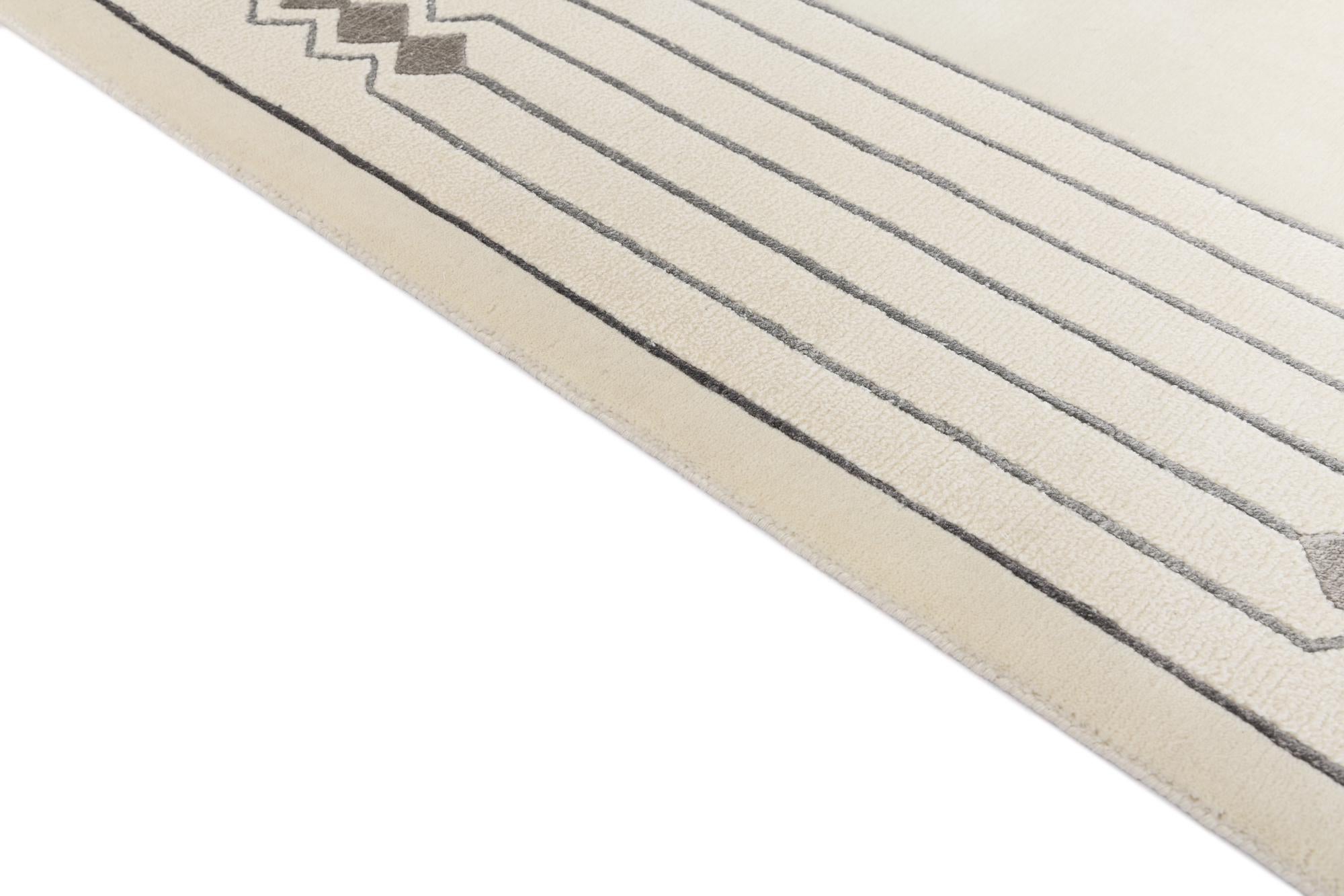 6' 9 x 9' 10 Hand Knotted Darya Wool Rug