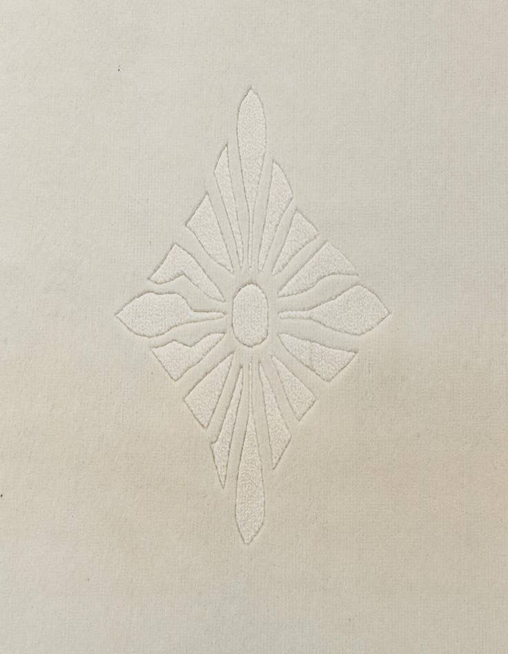 Detail image of 6' 9 x 9' 10  Hand Knotted Darya Wool Rug