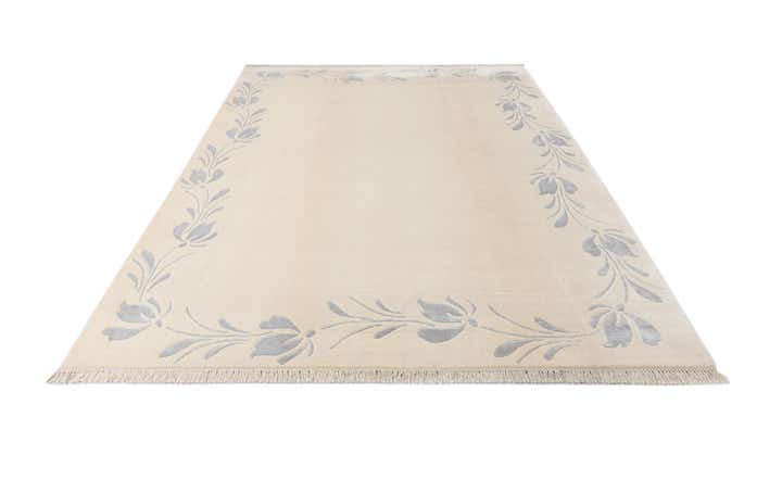 6' 11 x 9' 8 Hand Knotted Darya Wool Rug