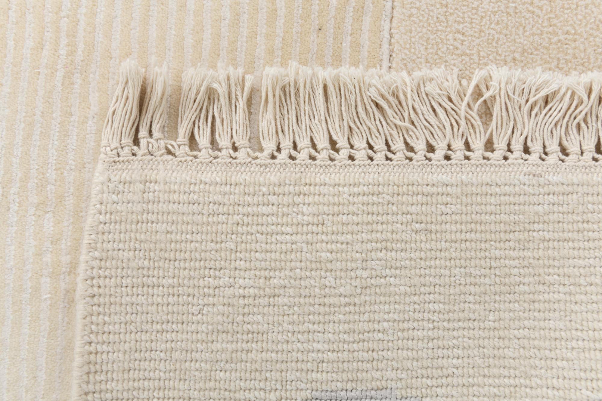 6' 11 x 9' 8 Hand Knotted Darya Wool Rug