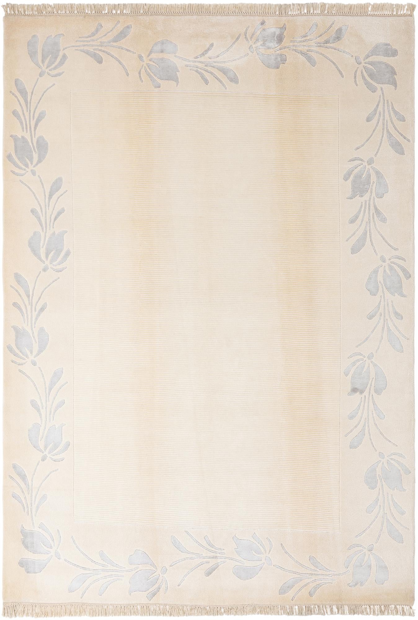 6' 11 x 9' 8 Hand Knotted Darya Wool Rug