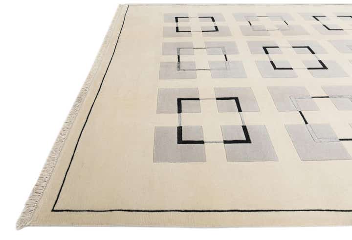 6' 9 x 9' 5 Hand Knotted Darya Wool Rug