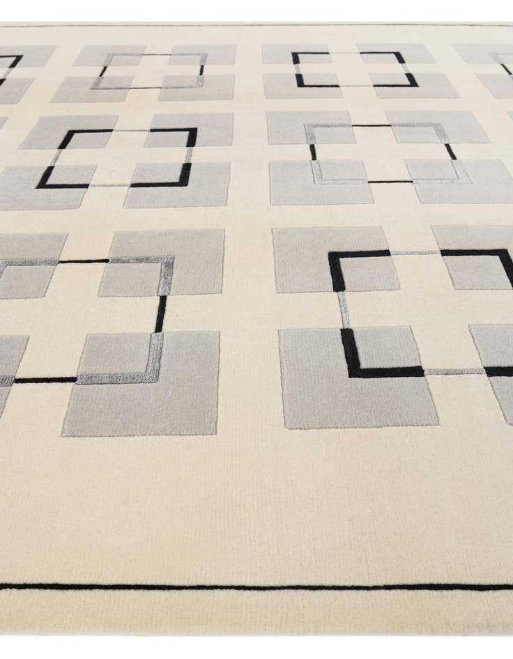 Detail image of 6' 9 x 9' 5  Hand Knotted Darya Wool Rug