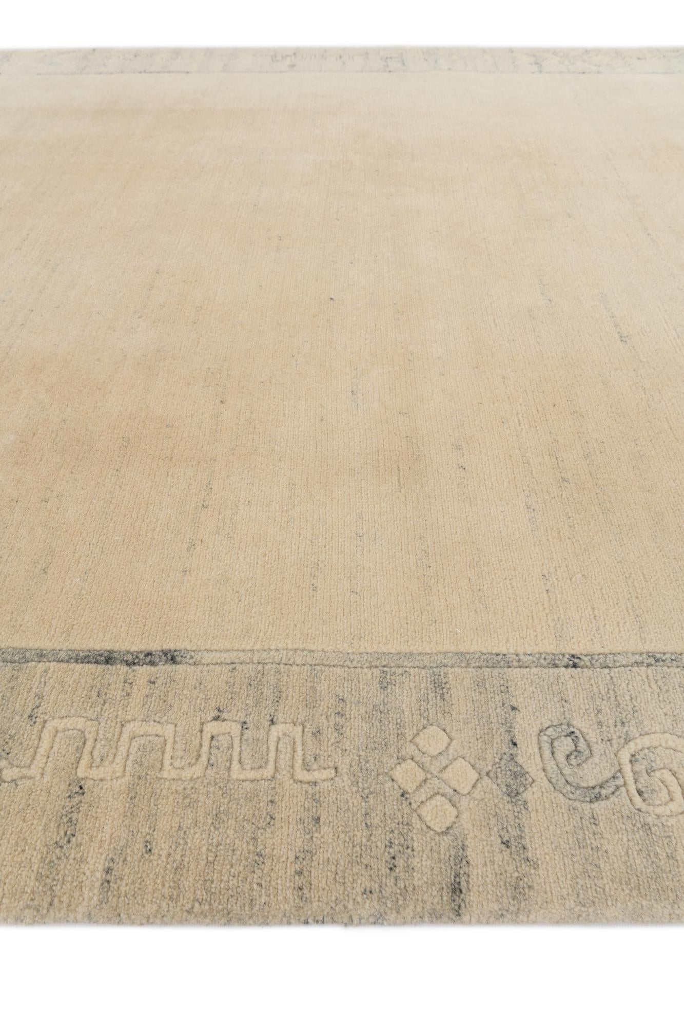 6' 8 x 9' 7 Hand Knotted Darya Wool Rug