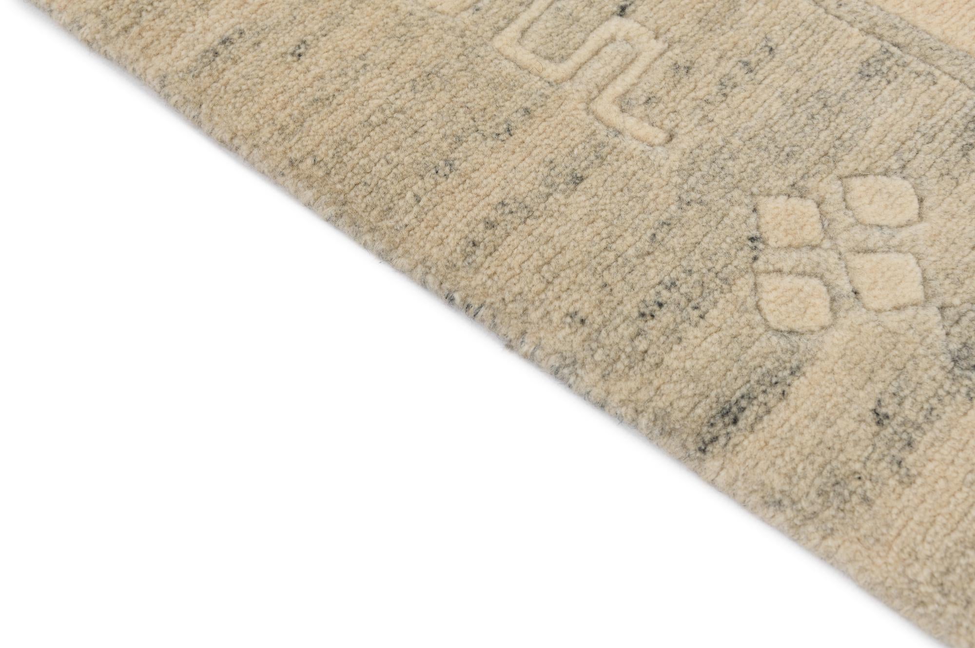 6' 8 x 9' 7 Hand Knotted Darya Wool Rug