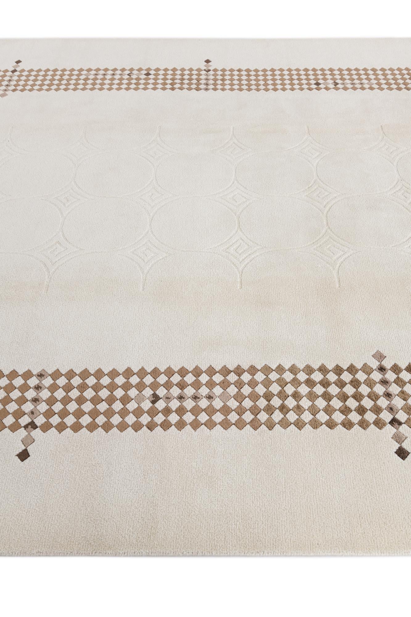 6' 11 x 10' Hand Knotted Darya Wool Rug