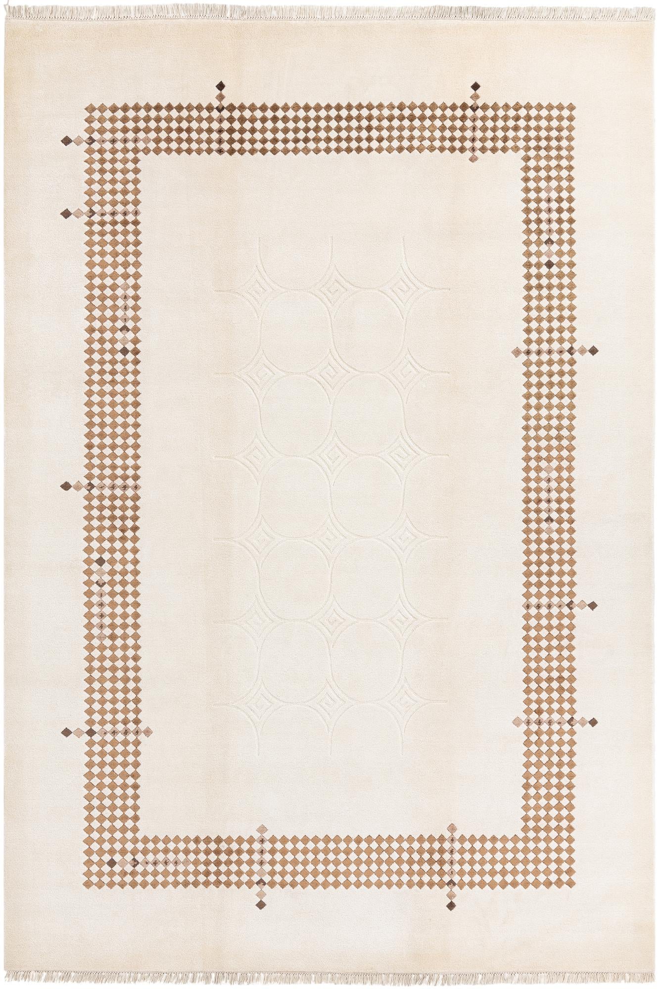 6' 11 x 10' Hand Knotted Darya Wool Rug