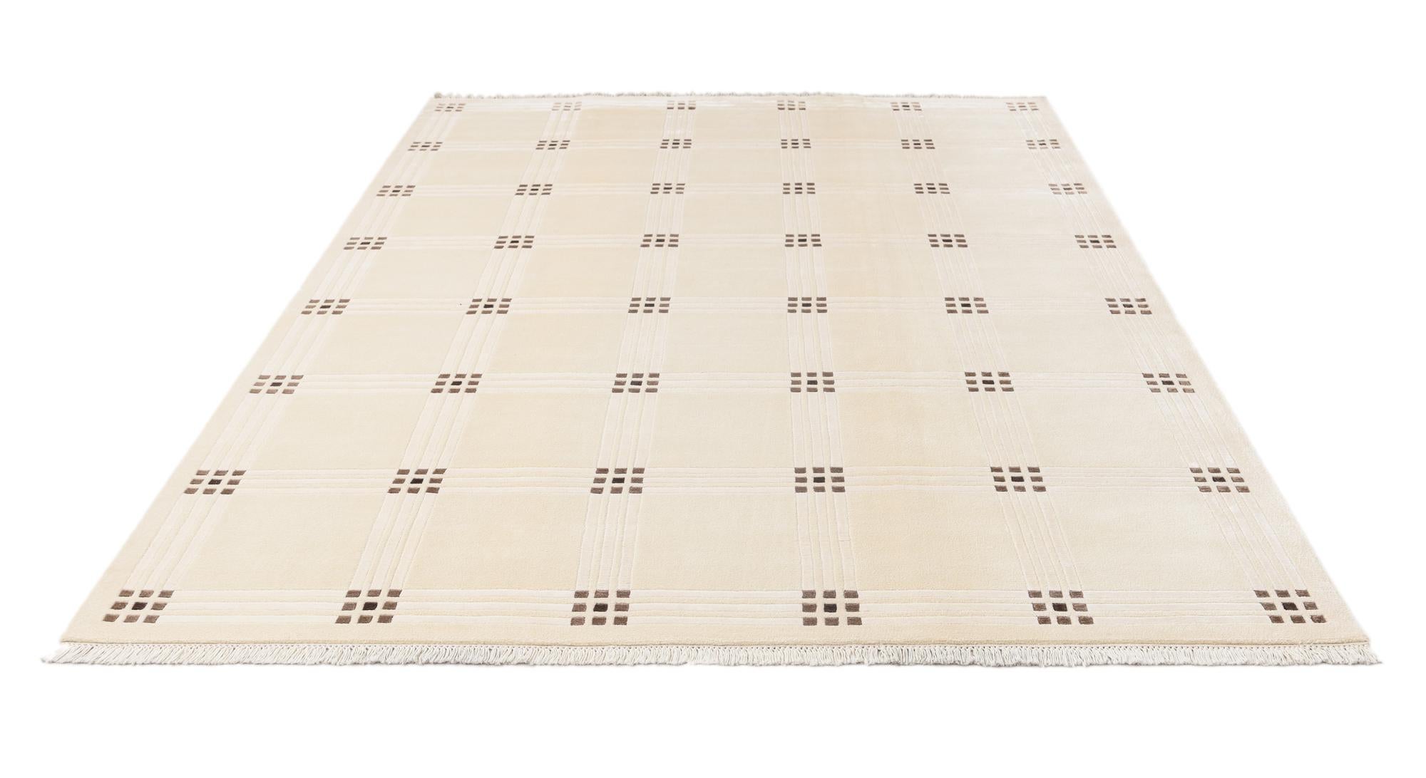 6' 7 x 9' 11 Hand Knotted Darya Wool Rug