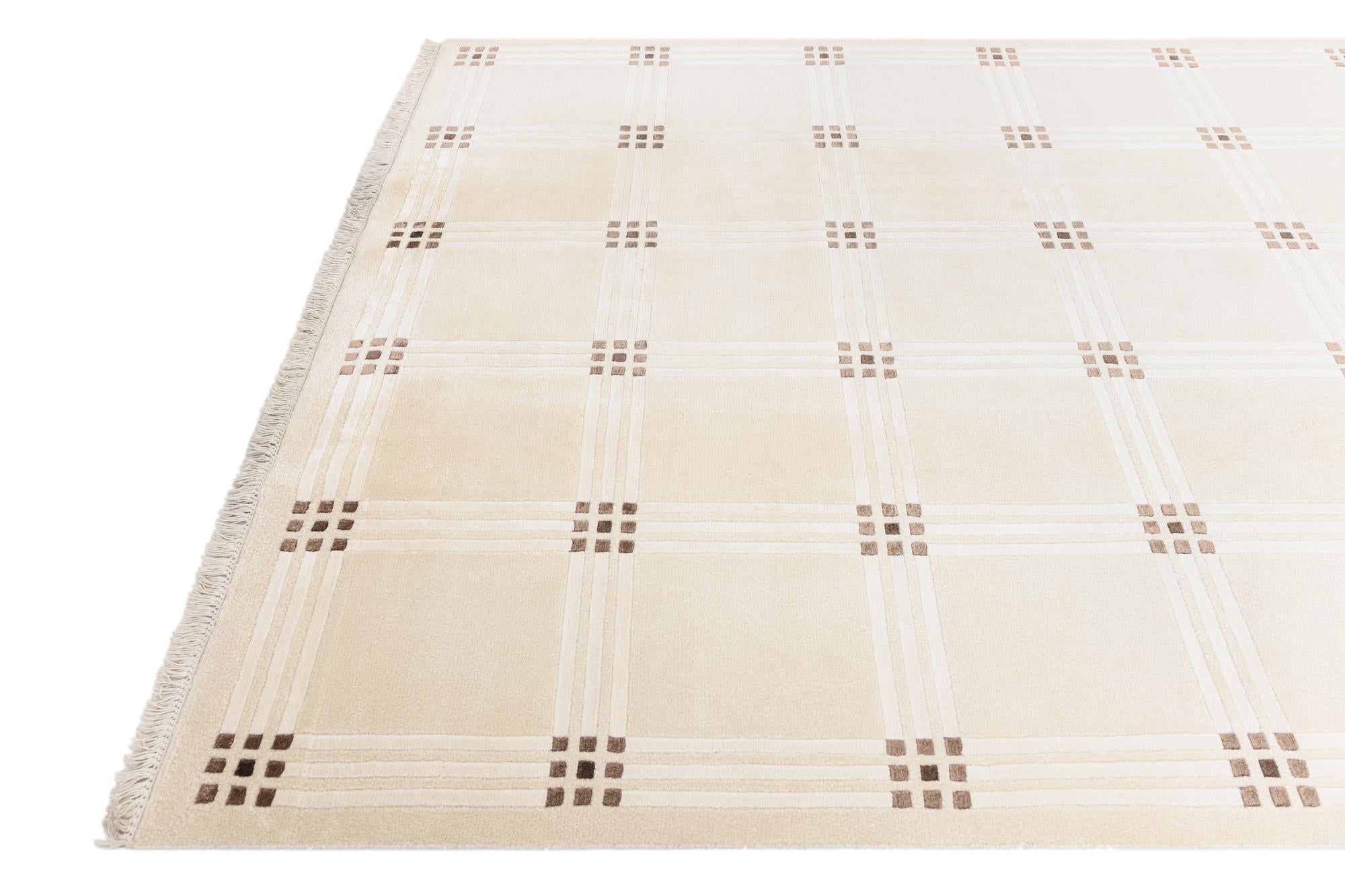 6' 7 x 9' 11 Hand Knotted Darya Wool Rug