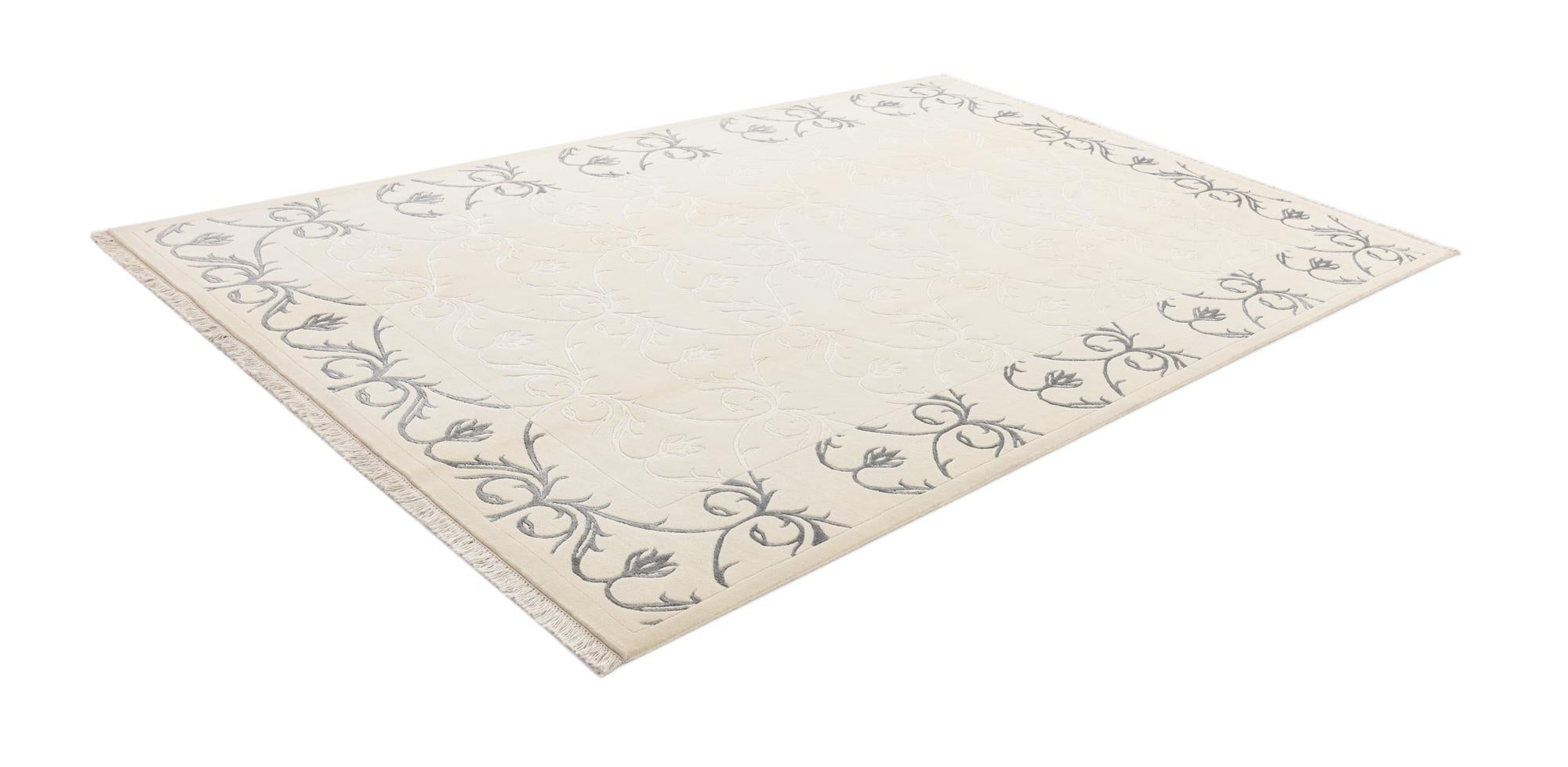 6' 5 x 9' 9 Hand Knotted Darya Wool Rug