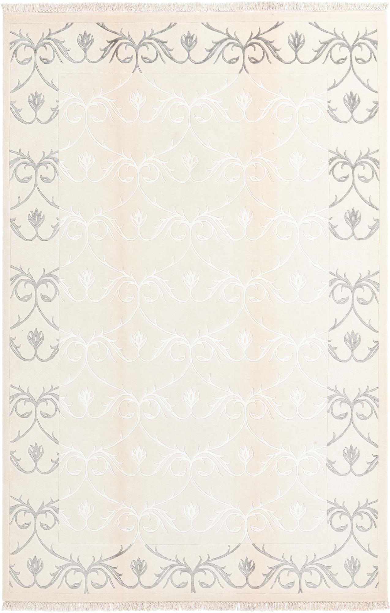 6' 5 x 9' 9 Hand Knotted Darya Wool Rug