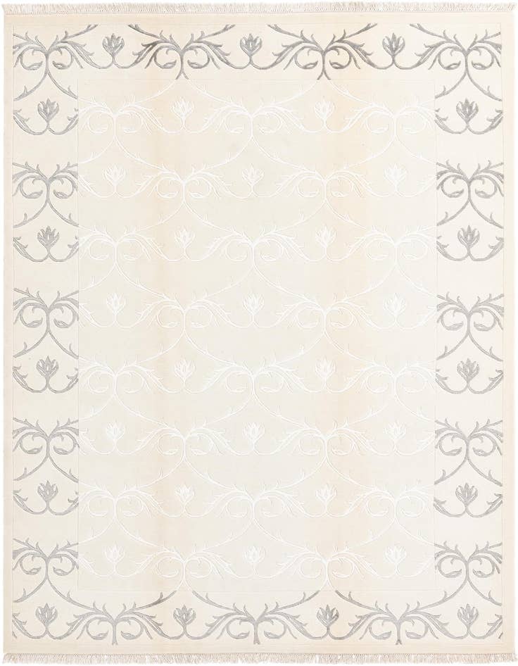 Detail image of 6' 5 x 9' 9 Hand Knotted Darya Wool Rug