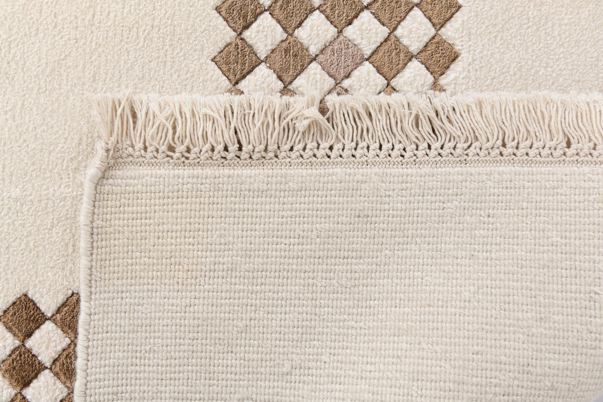 6' 11 x 9' 9 Hand Knotted Darya Wool Rug
