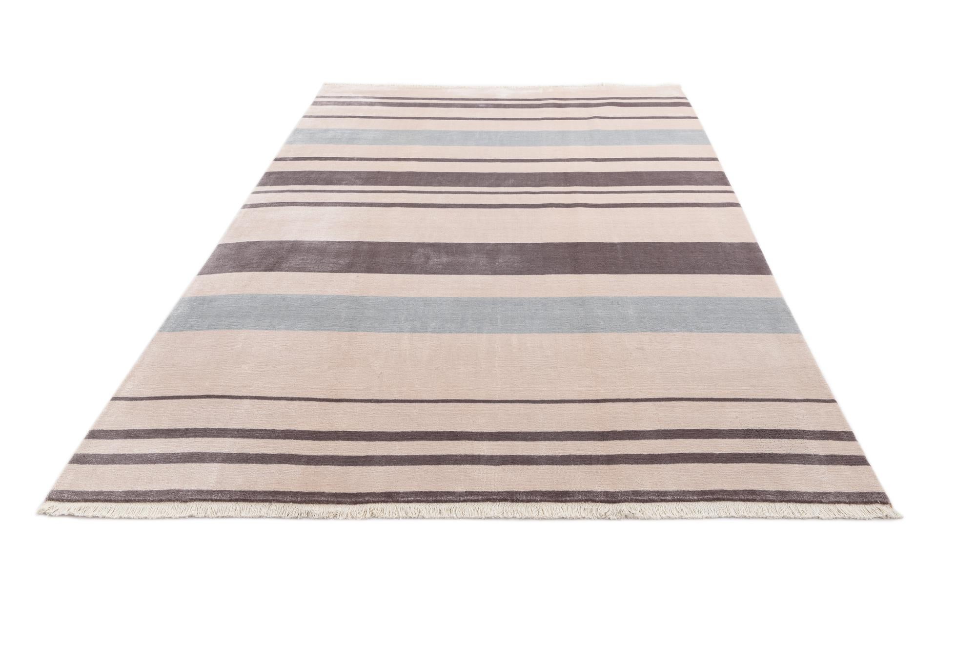 6' 5 x 9' 8 Hand Knotted Darya Wool Rug