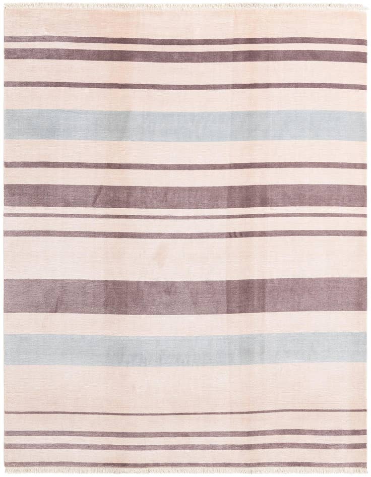 Detail image of 6' 5 x 9' 8 Hand Knotted Darya Wool Rug