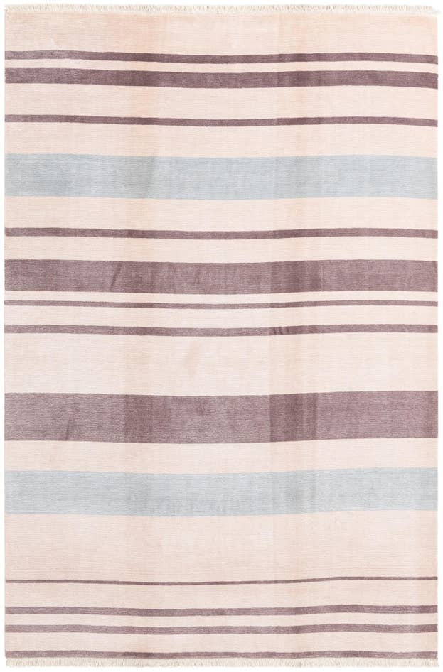 Detail image of 6' 5 x 9' 8 Hand Knotted Darya Wool Rug