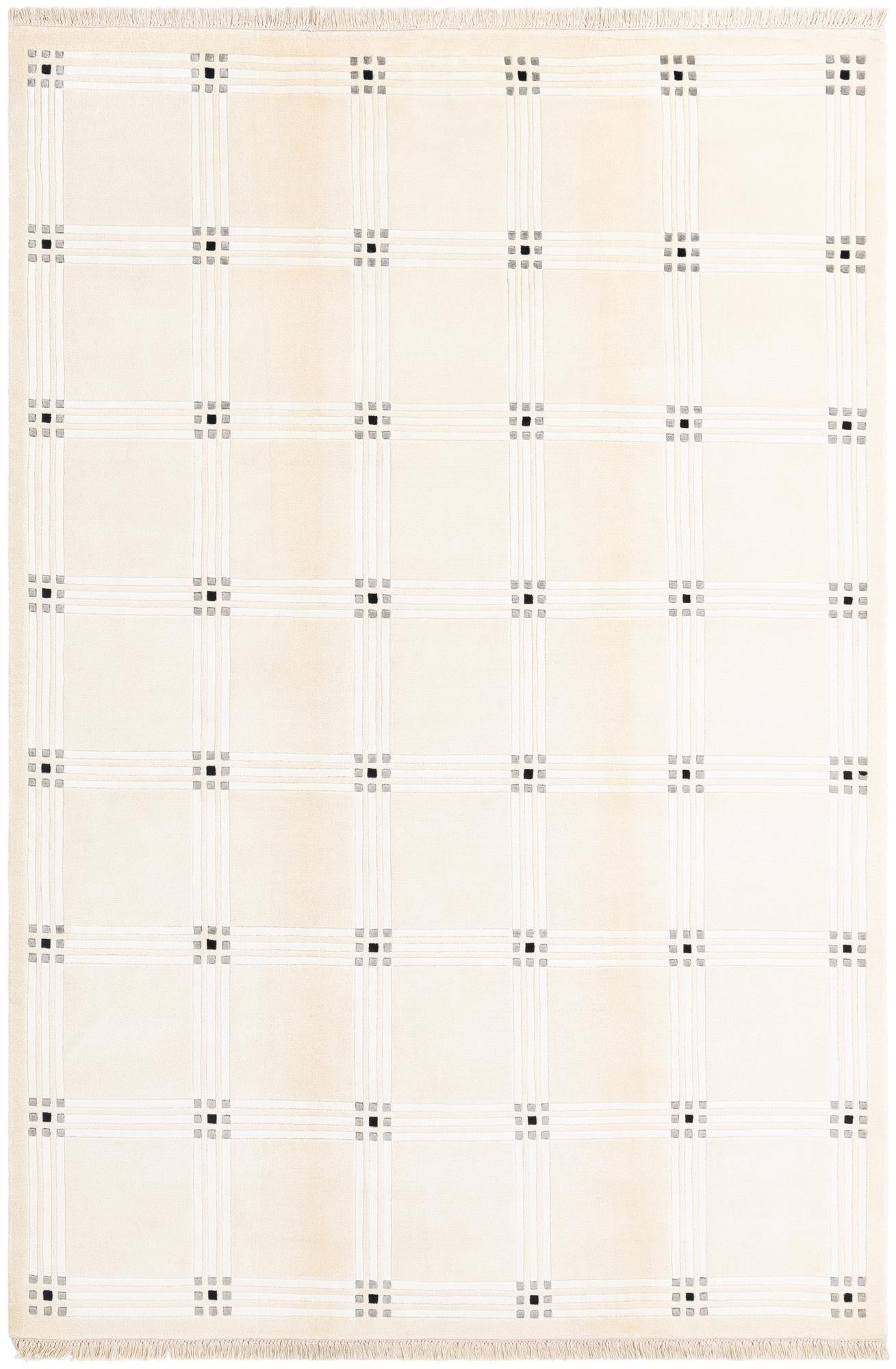 6' 7 x 9' 9 Hand Knotted Darya Wool Rug